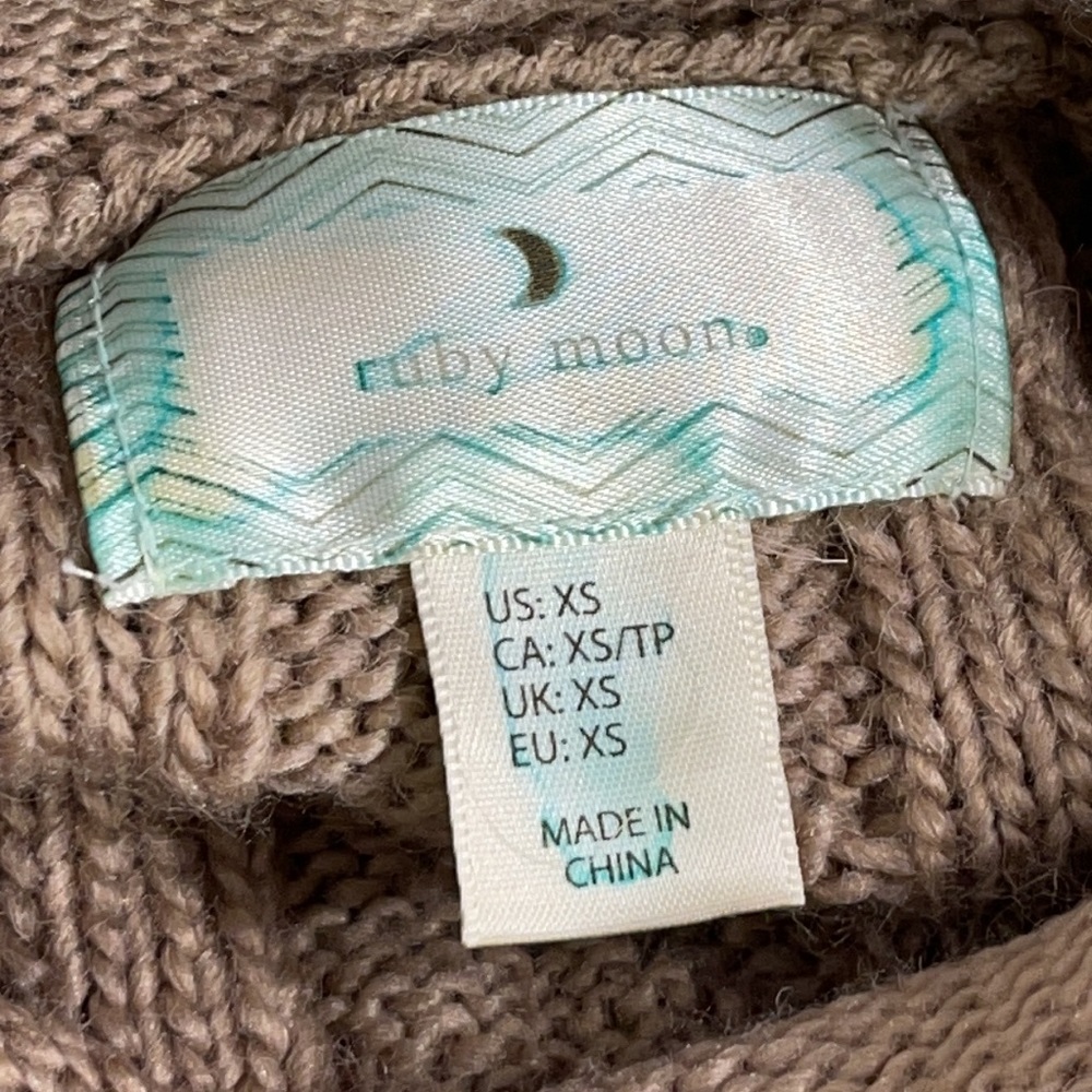 Ruby Moon Cable Knit Cowl Neck - image 6